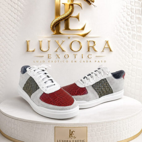 Tenis de piel exóticos