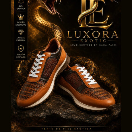 Tenis de Piel Exótica