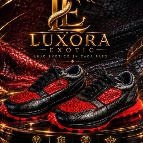 Tenis de Piel Exótica
